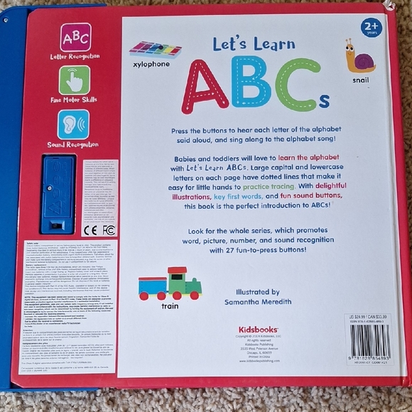 Let's Learn ABCs Interactive Book - Picture 3 of 4